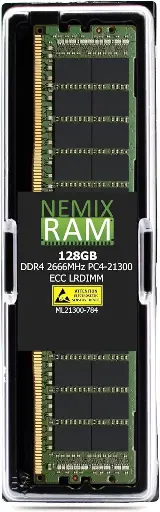 [MEM-DR412L-HL01-LR26] NEMIX RAM Supermicro MEM128GB DDR4 LRDIMM Server Memory