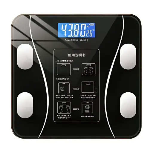 electronic scale for body management and fat loss